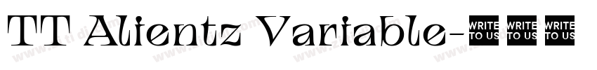 TT Alientz Variable字体转换